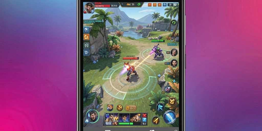Skrinsut 1: Menu utama aplikasi dengan pilihan game yang beragam.