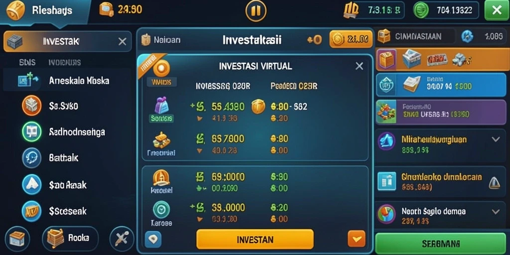 Tangkapan layar menampilkan aksi seru dalam game.