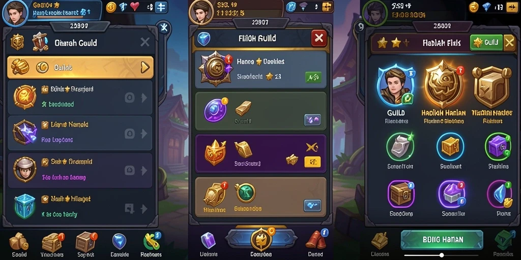 Tampilan grafis yang menarik dan penuh warna.