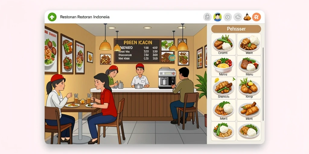 Tampilan antarmuka aplikasi yang menarik dan modern.