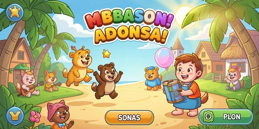 Tampilan awal game yang mengesankan.