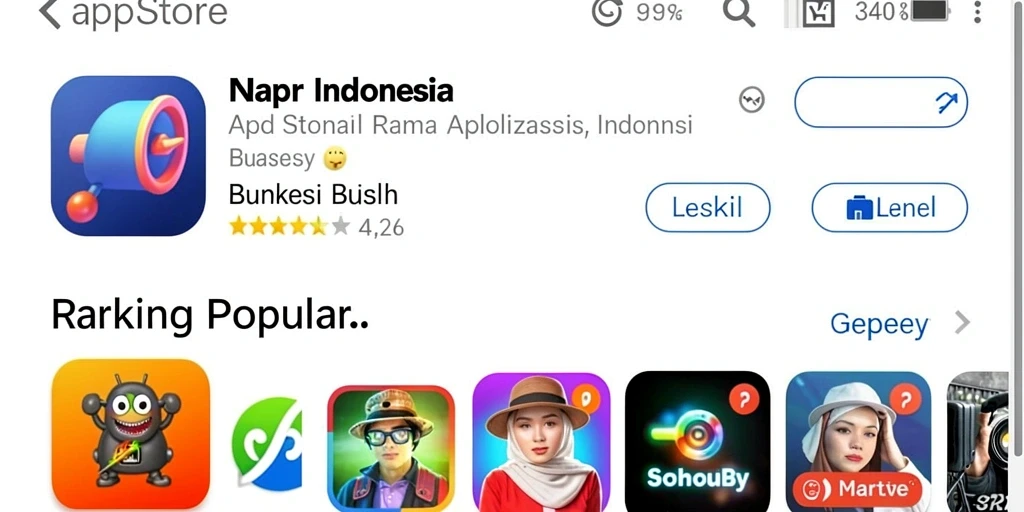Tampilan antarmuka pengguna yang menarik dan responsif.