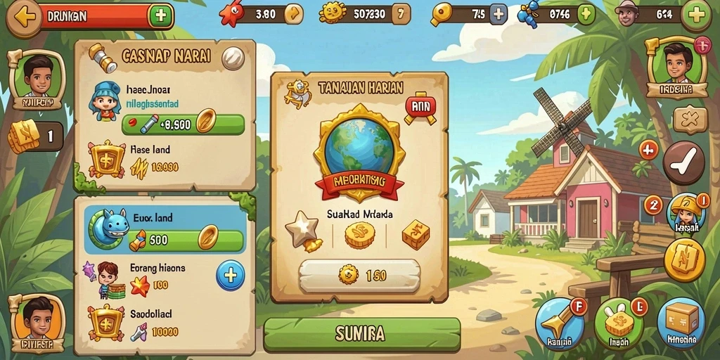 Tampilan antarmuka yang menarik dan mudah dinavigasi.