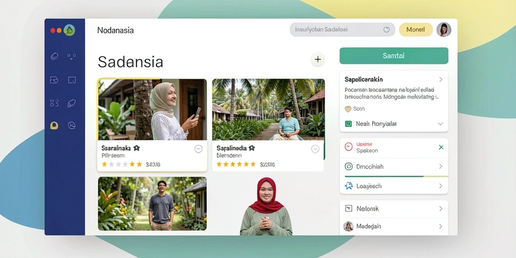 Tampilan antarmuka yang menarik dan user-friendly.
