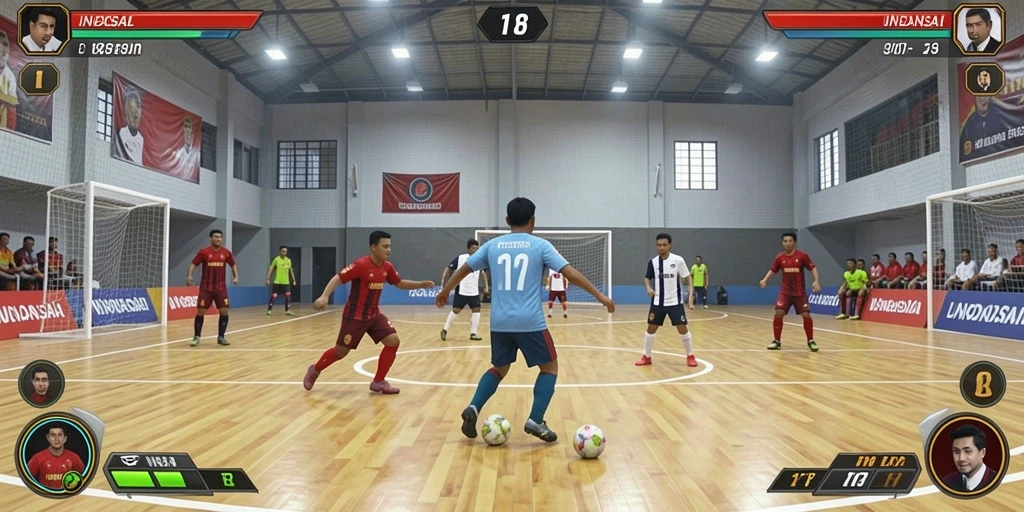 Tangkapan layar menunjukkan karakter utama di level pertama.