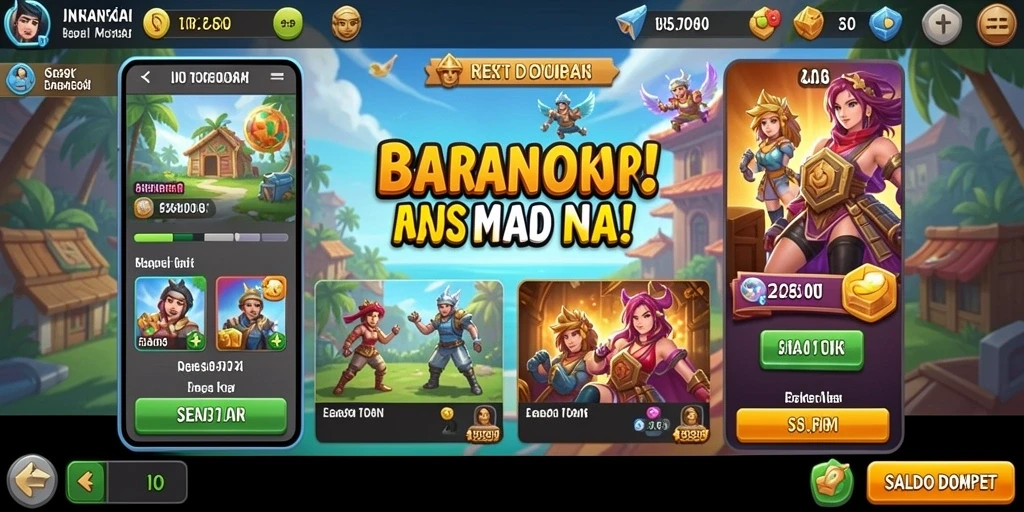 Tampilan awal aplikasi dengan desain menarik.