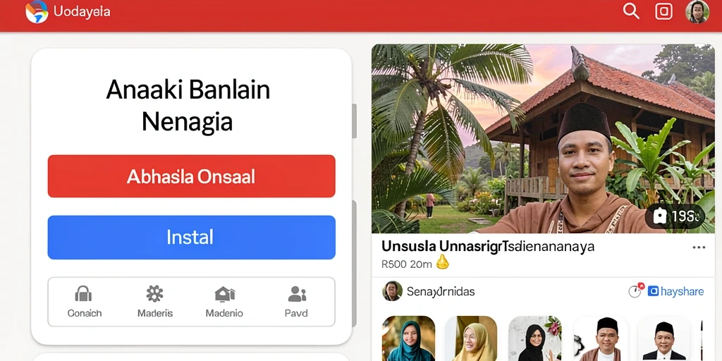 Tampilan antarmuka yang user-friendly.