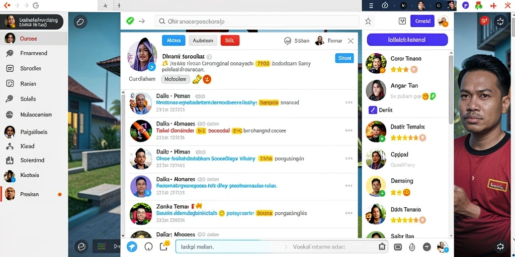 Tampilan antarmuka yang modern dan user-friendly.