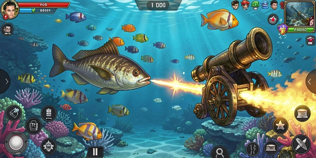 Tampilan antarmuka game yang menarik.