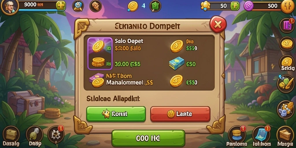Screenshot menunjukkan tampilan awal permainan WINSTAR4D yang menarik.