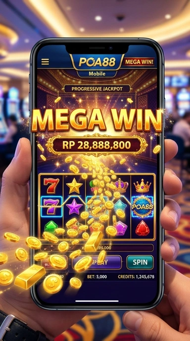 Cuplikan layar menu unduhan poa88 untuk perangkat Android